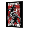 Marvel Wooden Wall Art Deadpool & Wolverine 03 Maximum Effort 35 x 50 cm