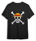 One Piece T-Shirt Skull Black Size XL
