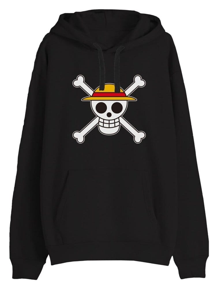 One Piece Sweater Skull Black Size XL