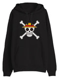 One Piece Sweater Skull Black Size M