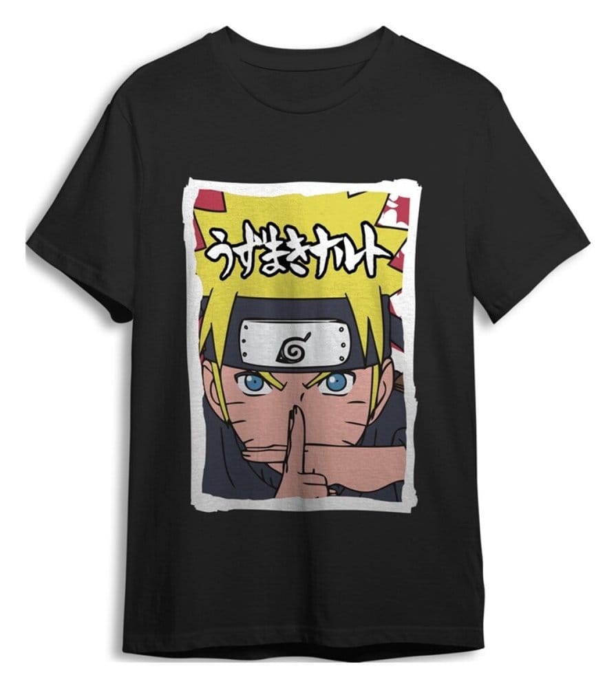 Naruto Shippuden T-Shirt X Black Size XXL