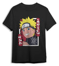 Naruto Shippuden T-Shirt Smile Black Size M