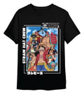 One Piece T-Shirt Straw Hat Crew Black Size XL