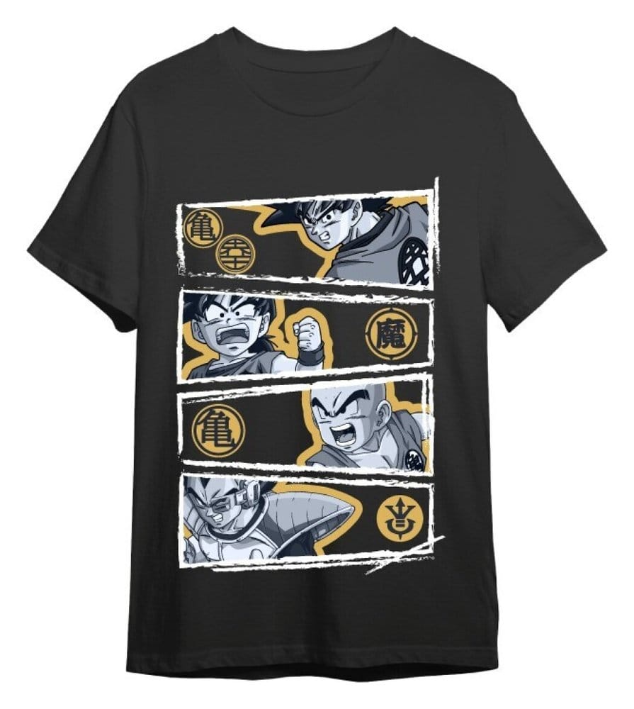 Dragon Ball Z T-Shirt Vegeta Black Size L