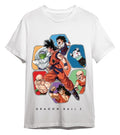 Dragon Ball T-Shirt Friends White Size XXL