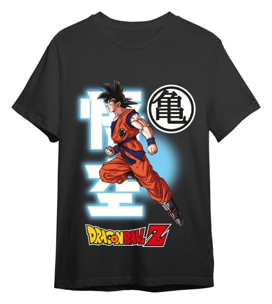 Dragon Ball Z T-Shirt Goku Fly Black Size L