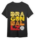 Dragon Ball T-Shirt Letters Black Size S