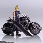 Final Fantasy VII Bring Arts Action Figure and vehicle Cloud Strife & Hardy-Daytona 15 cm