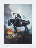 Frank Frazetta Fine Art Print Death Dealer I Rainbow Lava Holofoil 61 x 41 cm - unframed