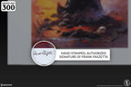 Frank Frazetta Fine Art Print Death Dealer III (Revised) Rainbow Lava Holofoil 41 x 61 cm - unframed