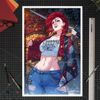 Dynamite Entertainment Fine Art Print Red Sonja 61 x 41 cm - unframed