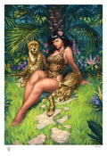 Bettie Page Fine Art Print Jungle Bettie 46 x 61 cm - unframed