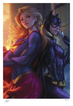 DC Comics Fine Art Print Supergirl & Batgirl 61 x 46 cm - unframed