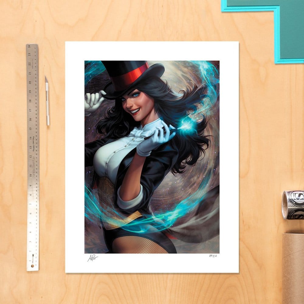 DC Comics Fine Art Print Zatanna: Bring Down the House 46 x 61 cm - unframed