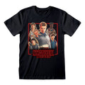 Stranger Things T-Shirt Characters in Glowing Box Size S