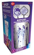 KPop Demon Hunters Glass Tumbler with Straws 485 ml
