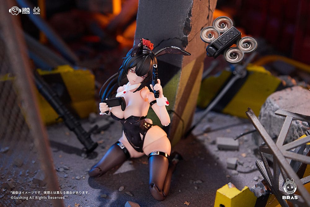 Bunny Rapid Action Squad Action Figure 1/12 Attacker Runa 16 cm