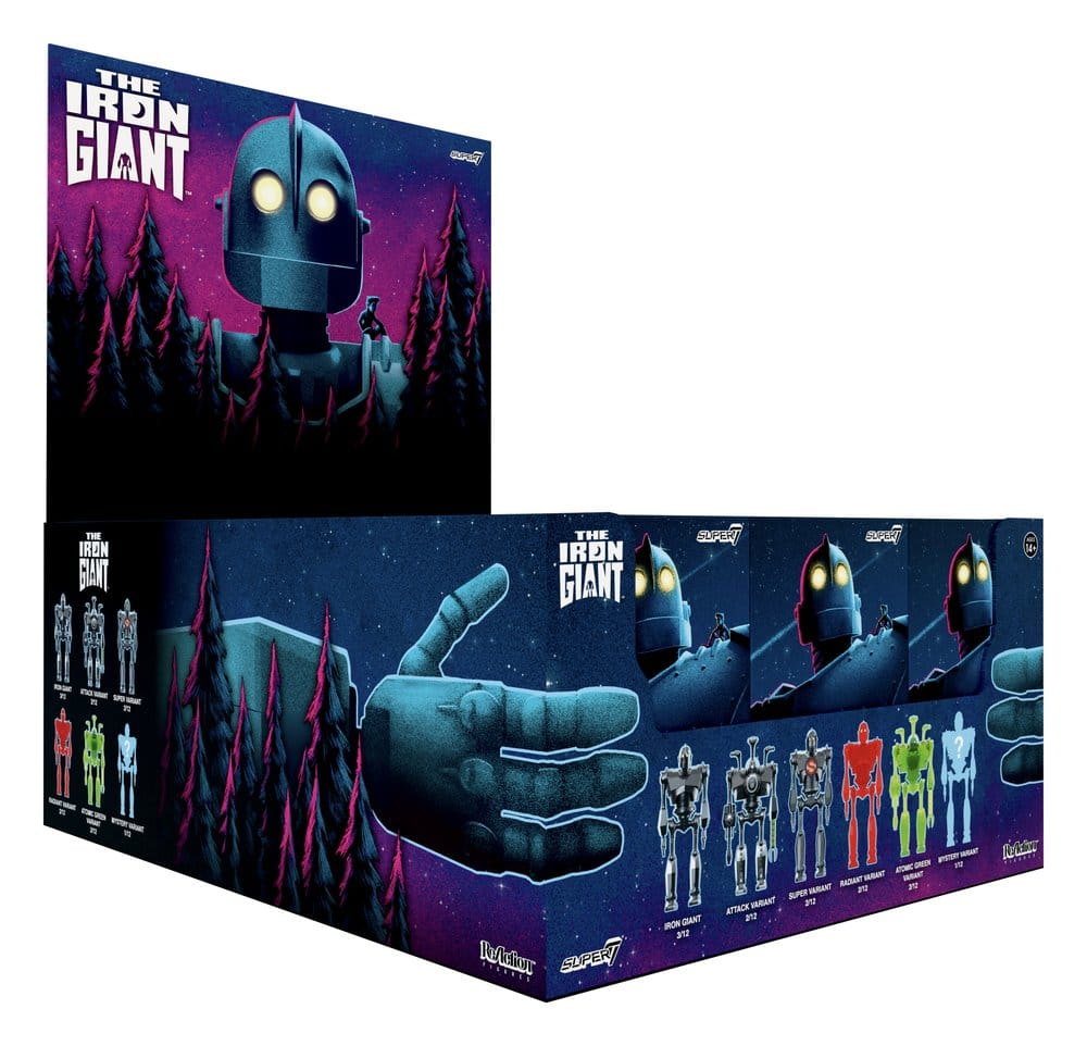 The Iron Giant Action Figures Wave 01 Blind Box Display (12)