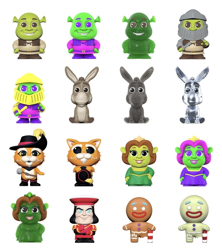 Shrek Fun! Fun! Mini Figures Wave 01 Blind Box Display (9)