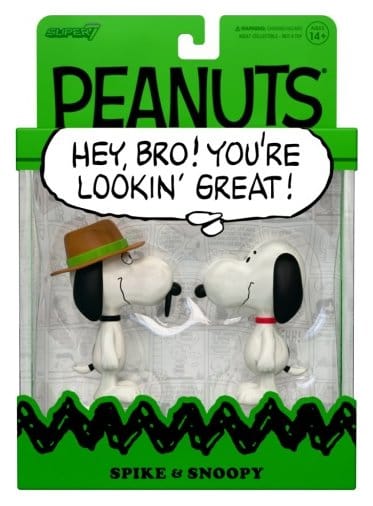Peanuts ReAction Action Figures 2-Pack Snoopy & Spike 10 cm