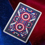 Captain America Playing Cards Patriotic Design