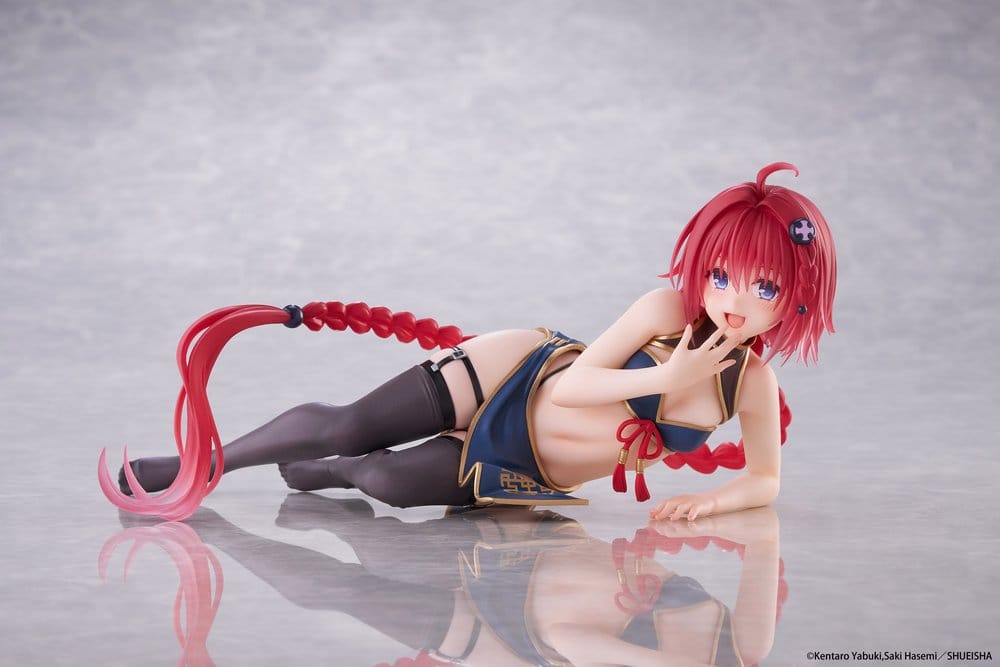 To Love-Ru Darkness Desktop Cute PVC Figure Mea Kurosaki (Chinese Dress Ver.) 13 cm