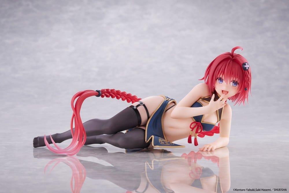 To Love-Ru Darkness Desktop Cute PVC Figure Mea Kurosaki (Chinese Dress Ver.) 13 cm