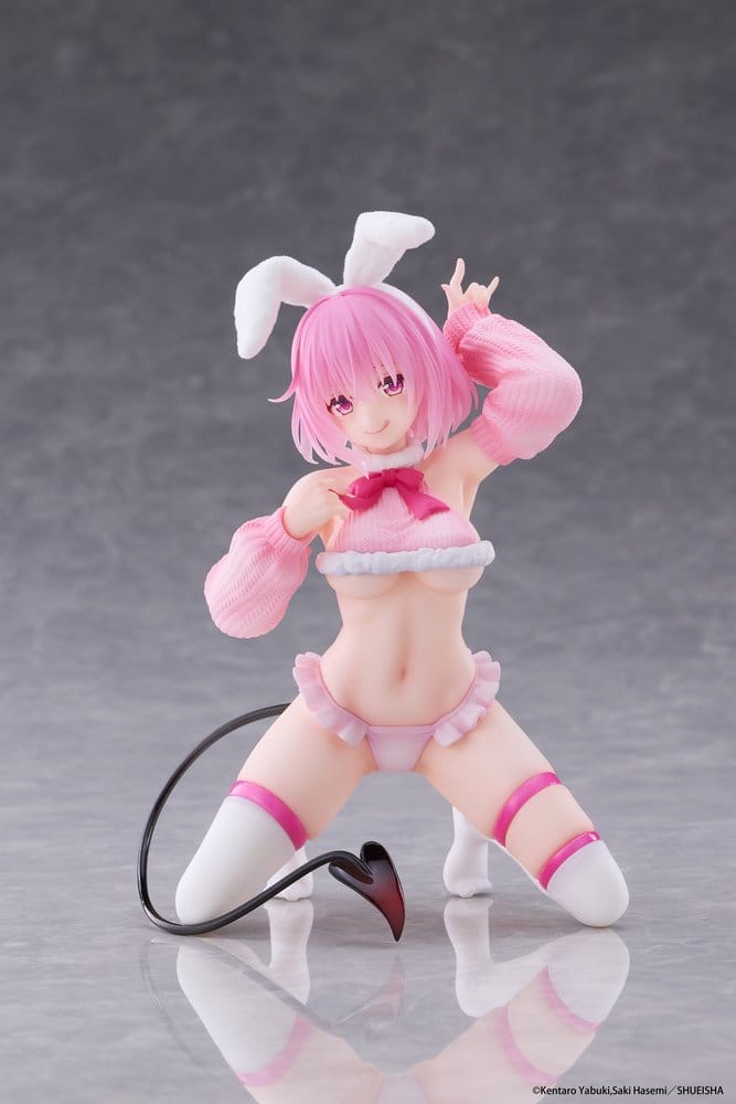 To Love-Ru Darkness MOFLOCK PVC Figure Momo (Fluffy Bunny Ver.) 13 cm