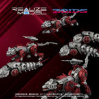 Zoids Plastic Model Kit 1/100 RMZ-019 Hell Cat & Molga Zenebus Color Set 14 cm