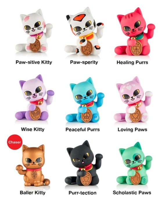 Lucky Cats Blind Box Figures Assortment 6 cm (8)