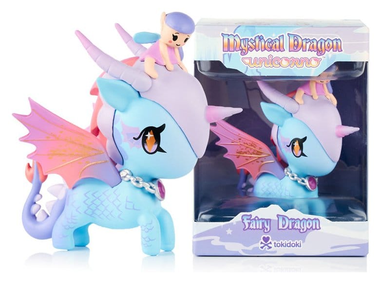Unicorno Window Box Figure Mystical Dragon Line Fairy Dragon 8 cm