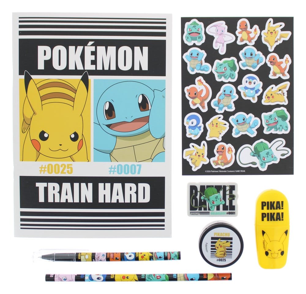 Pokémon Stationery Set 7-piece