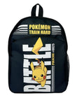 Pokémon Backpack Pokémon Train Hard Black