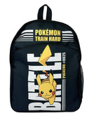 Pokémon Backpack Pokémon Train Hard Black
