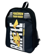 Pokémon Backpack Pokémon Train Hard Black