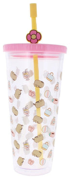 Pusheen Tumbler with Straw 700 ml