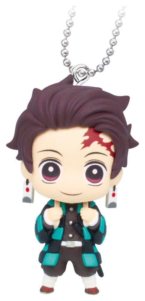 Demon Slayer: Kimetsu no Yaiba Swing Danglers Keychains 3 cm Mystery Capsule Display (24)