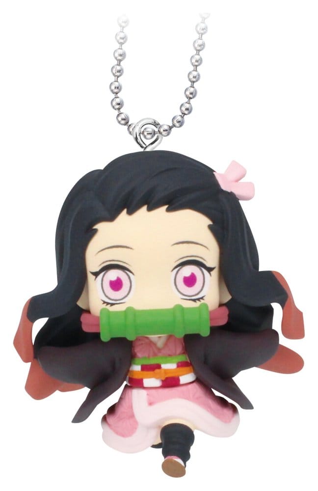 Demon Slayer: Kimetsu no Yaiba Swing Danglers Keychains 3 cm Mystery Capsule Display (24)