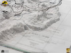 Jurassic Park Topographic Map Isla Nublar