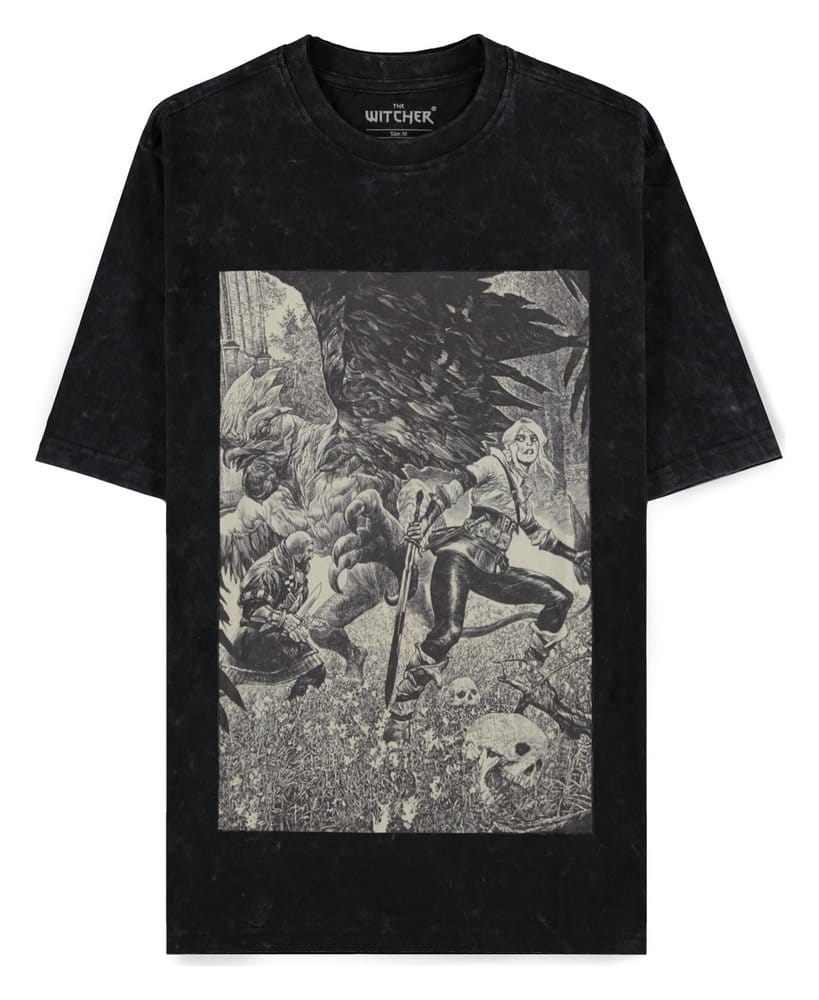 The Witcher T-Shirt Ciri and the Basilisk XXL