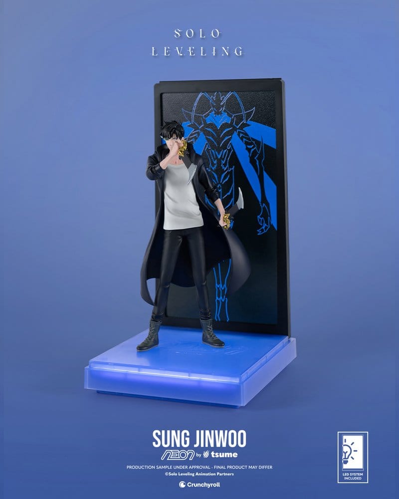 Solo Leveling Neon Figure 1/9 Sung Jinwoo 20 cm