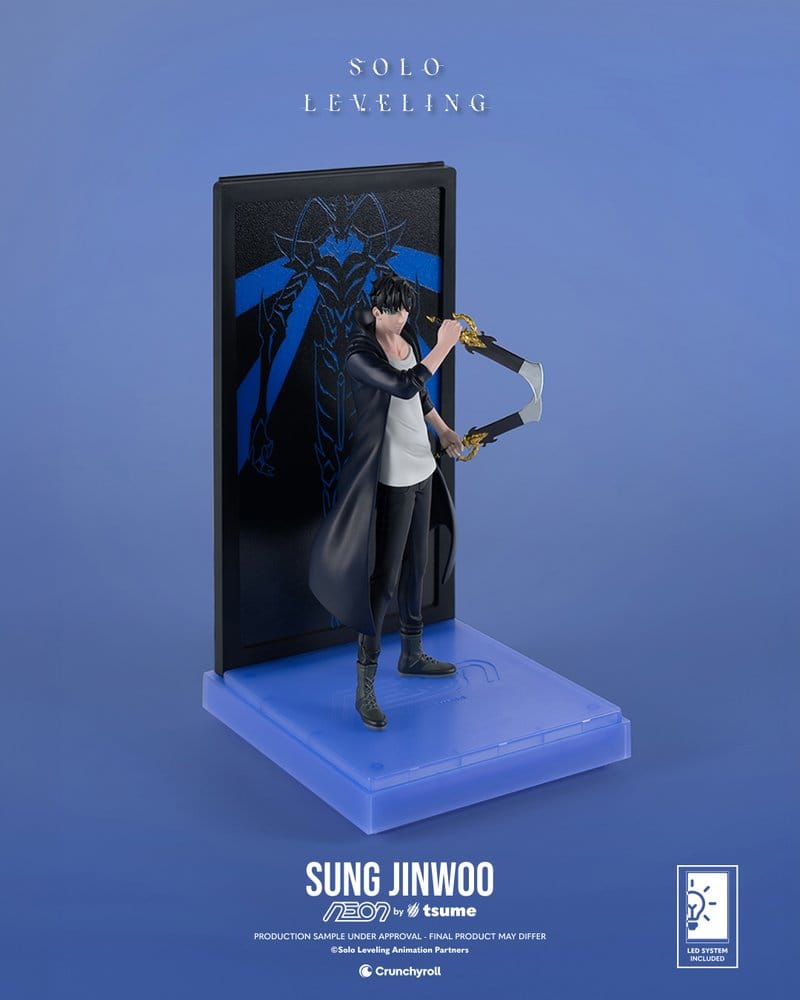 Solo Leveling Neon Figure 1/9 Sung Jinwoo 20 cm