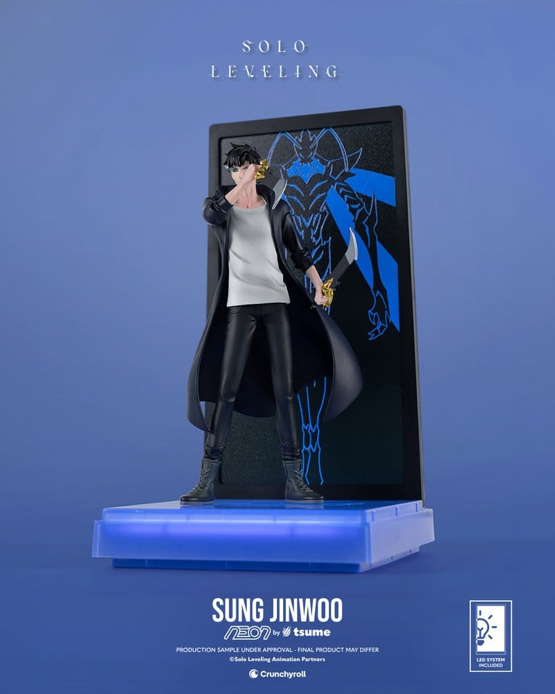 Solo Leveling Neon Figure 1/9 Sung Jinwoo 20 cm