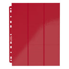 Ultimate Guard 18-Pocket Pages Side-Loading (10) - Red