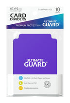 Ultimate Guard Card Dividers Standard Size (10) - Purple