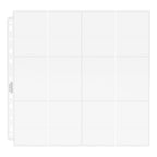 Ultimate Guard 24-Pocket QuadRow Pages Side-Loading (10) - Transparent