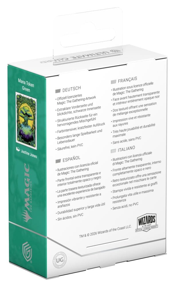 Ultimate Guard Art Sleeves Magic: The Gathering  "Mana Token" - Forest