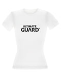 Ultimate Guard Ladies T-Shirt Wordmark White Size XS