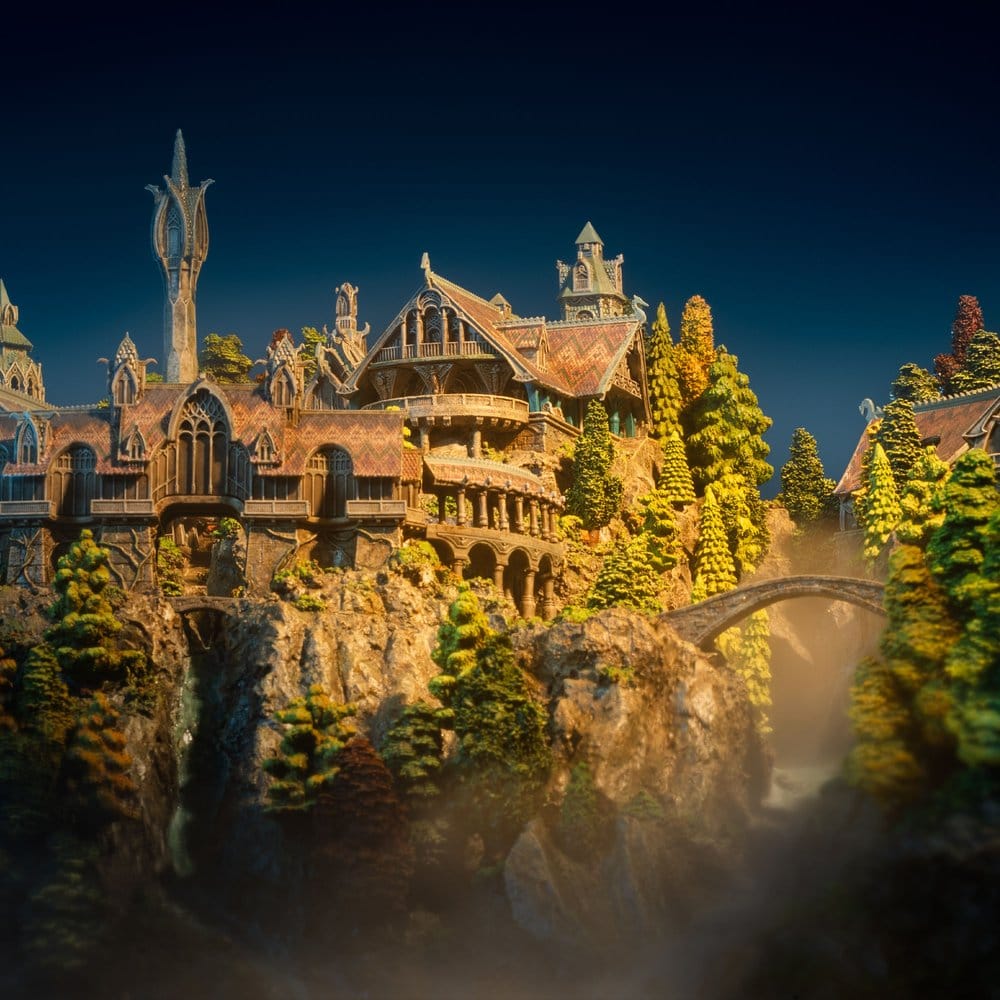 The Lord of the Rings Diorama Rivendell Open Edition 28 cm