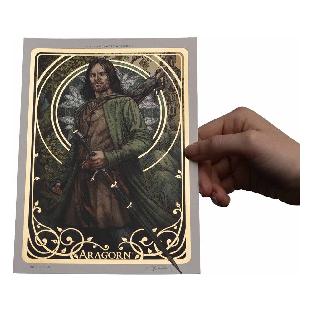 Lord of the Rings Art Print Aragorn Art Card 14 x 21 cm Limited Edition